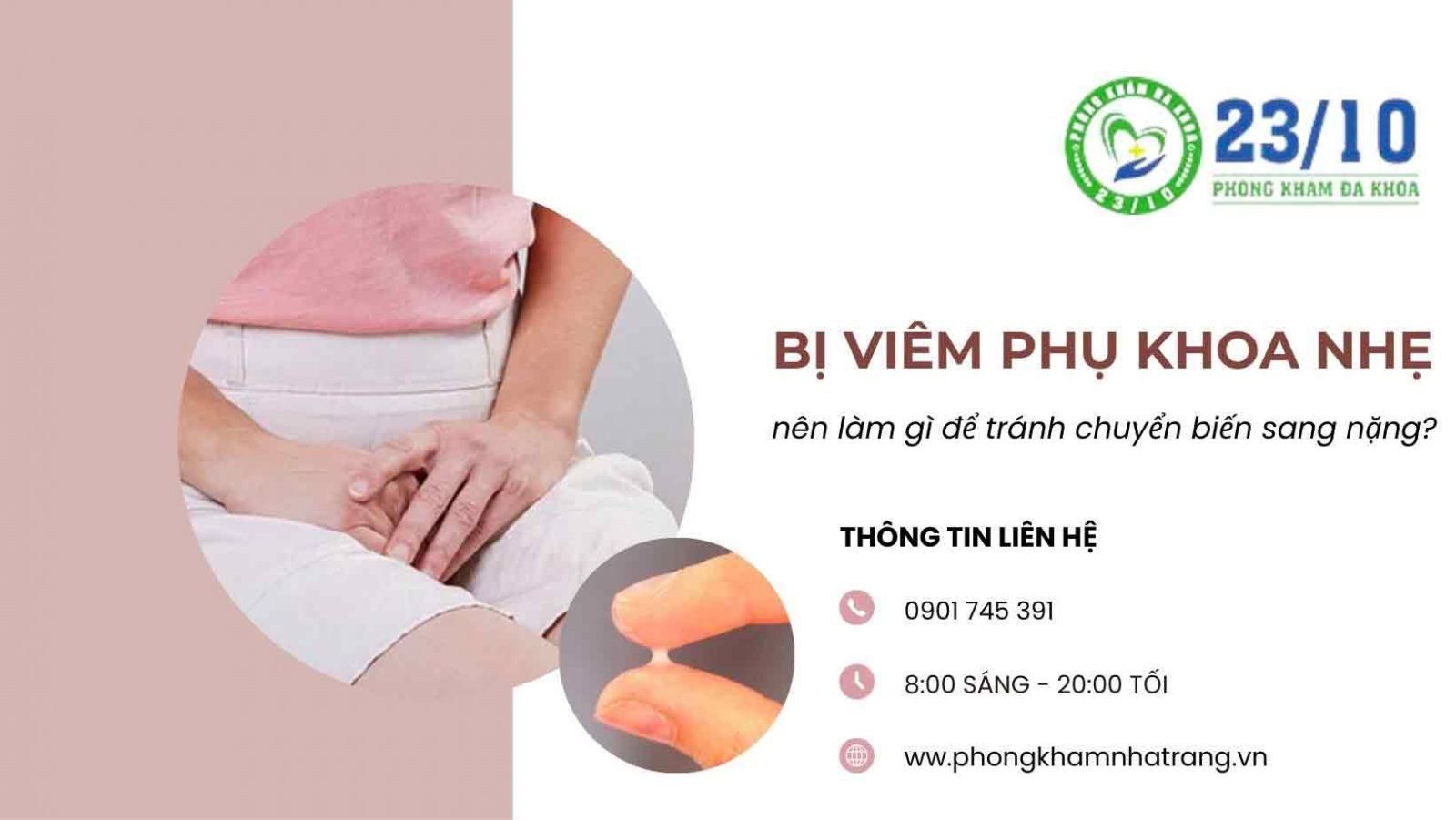 Các nguyên nhân chủ yếu dẫn đến viêm phụ khoa