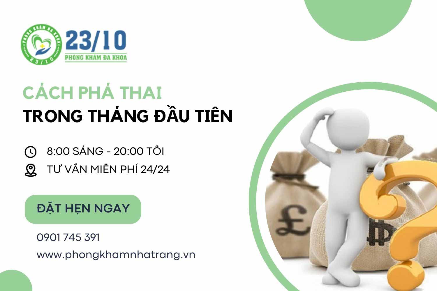 Cách phá thai trong tháng đầu tiên