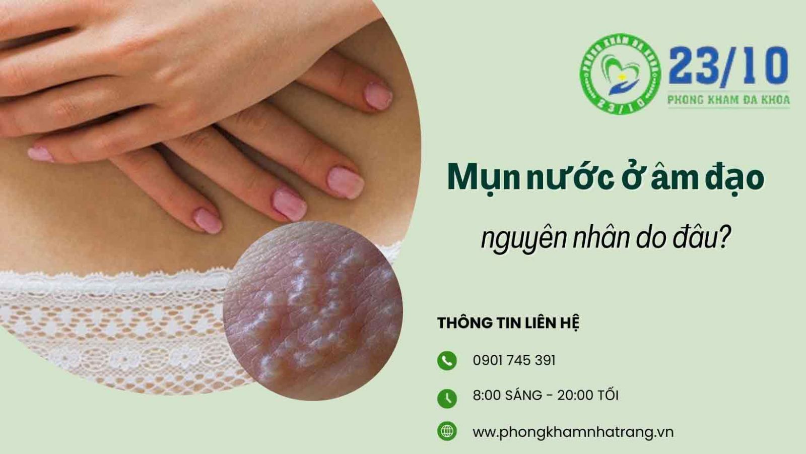 Nguồn gốc gây ra mụn nước ở âm đạo nữ giới