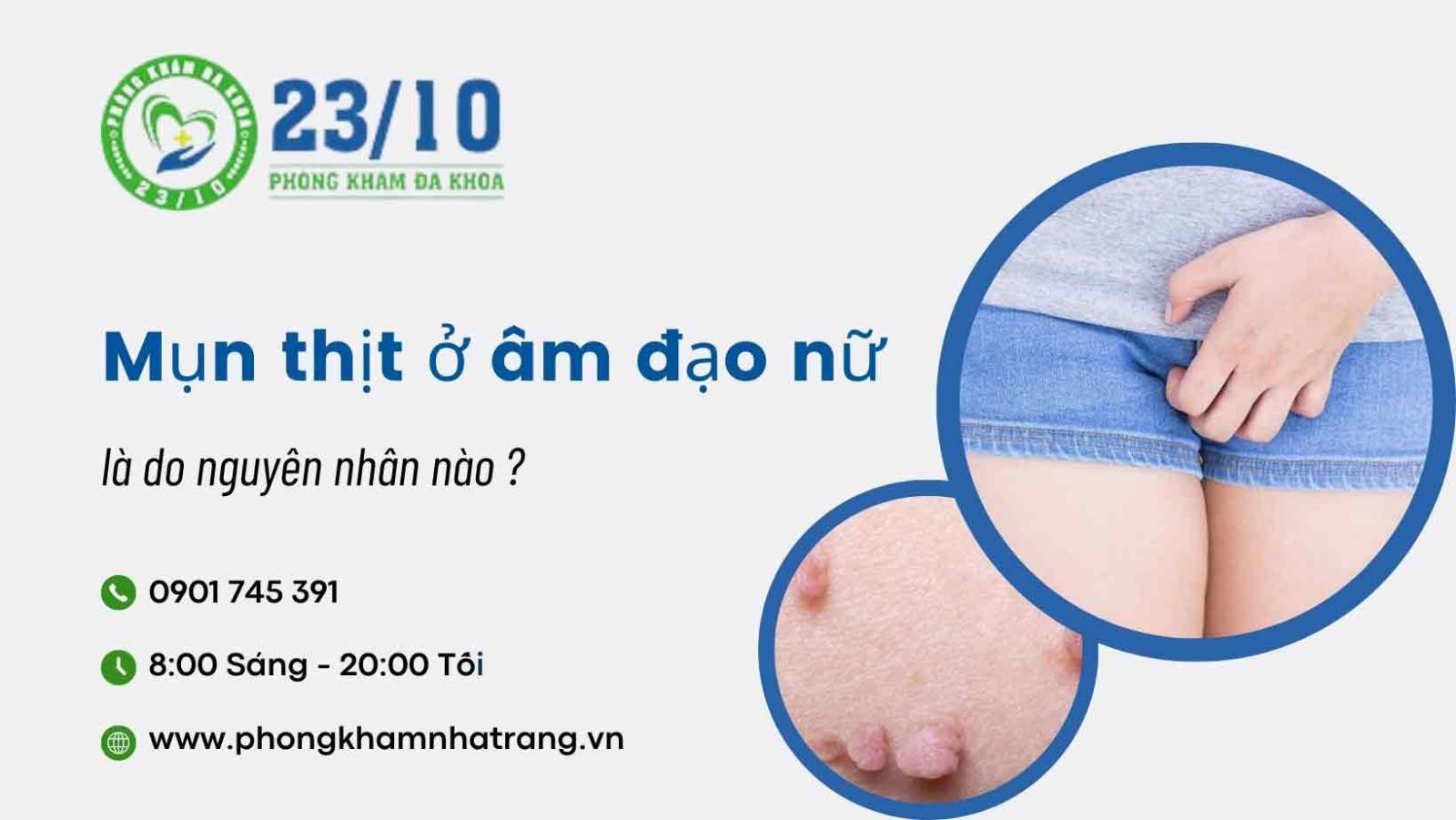 Những nguyên nhân phổ biến gây mụn thịt ở âm đạo