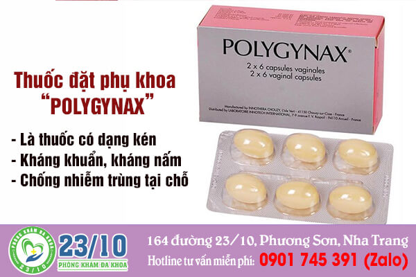 Thuốc đặt phụ khoa Polygynax